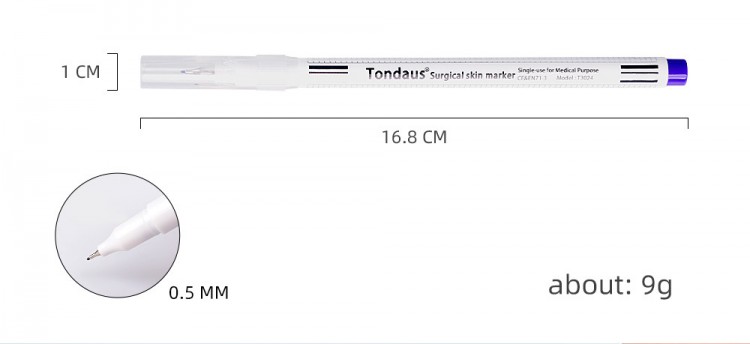 Косметический маркер с линейкой (стерильный)