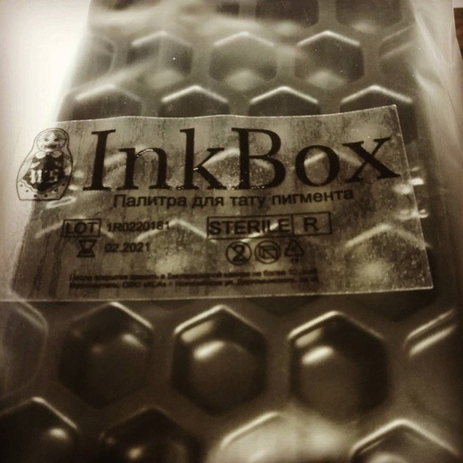 Палитра для пигментов Ink Box из 25 ячеек (стерильная, 5 шт)