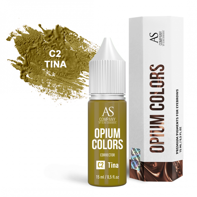 AS Company Opium Colors C2-TINA корректор для красных бровей