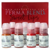 Набор пигментов Perma Blend для татуажа губ Sweet Lip Collection (7 шт по 15 мл)