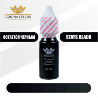Пигмент Corona Colors Остается Черным (Stays Black)