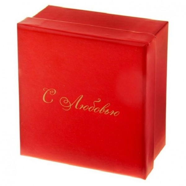 Коробка подарочная "С Любовью" 6 x 11,5 x 11,5 см