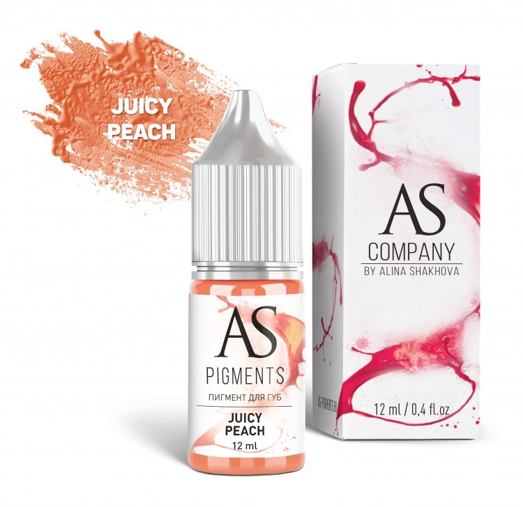 AS Company Juicy peach (Сочный персик) пигмент для губ