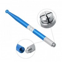 Ручка для микроблейдинга, цвет синий