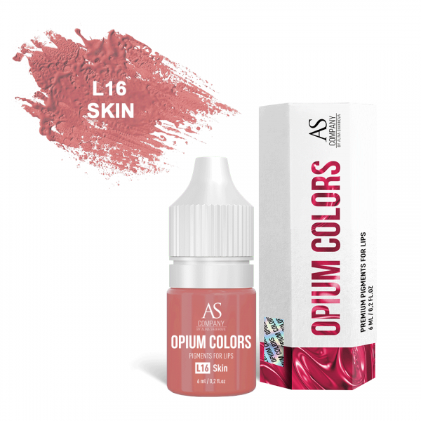 AS Company Opium Colors L16-Skin Пигмент для татуажа и перманентного макияжа губ