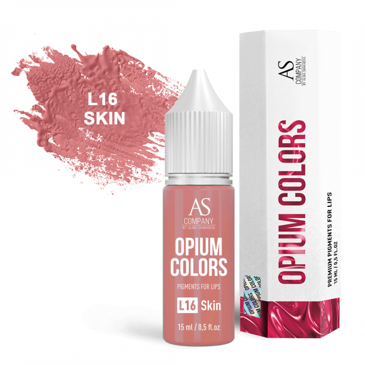 AS Company Opium Colors L16-Skin Пигмент для татуажа и перманентного макияжа губ