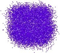 Блестки фиолетовые 20 гр 0.2 мм