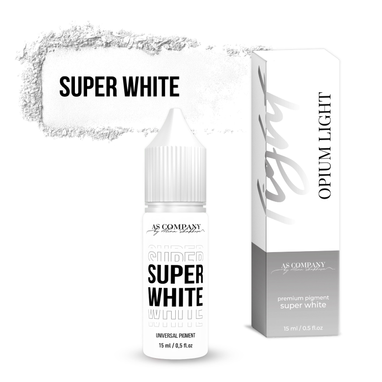 SUPER WHITE универсальный пигмент 15 мл (OPIUM LIGHT) AS-Company™