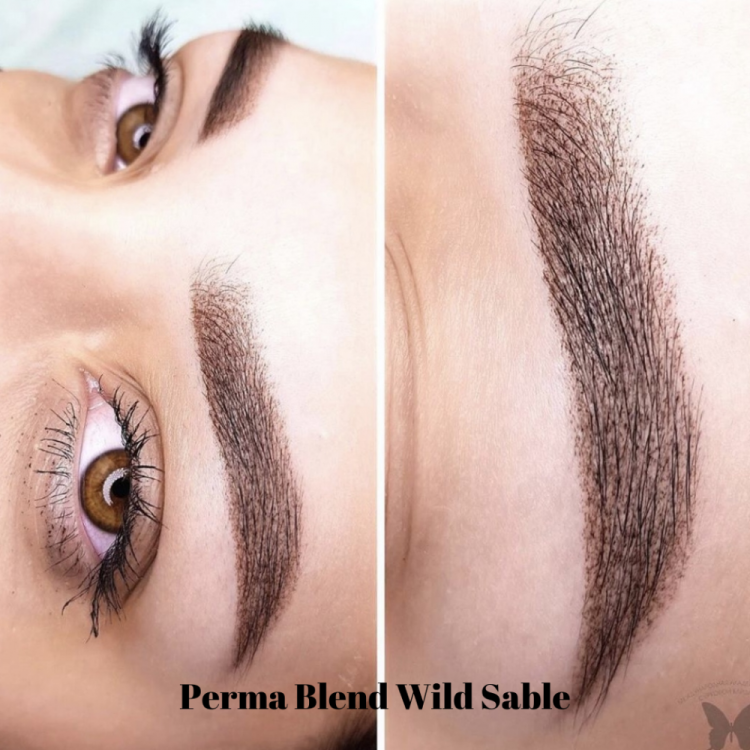 Набор пигментов Perma Blend для татуажа бровей Starter Kit Eyebrows One (4 шт по 15 мл)
