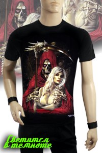 Футболка Rock Chang Red Hooded Death and the Maiden