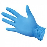 Перчатки нитриловые текстурированные синие (100 шт./50 пар/ по весу)
