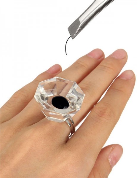 Хрустальное кольцо для клея при наращивании ресниц