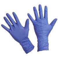 Перчатки нитриловые фиолетовые (1 пара)