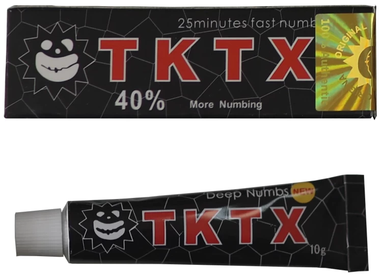 TKTX 40% охлаждающий крем первичный, 10 гр