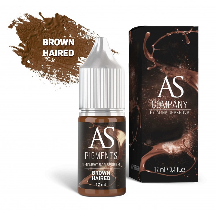 AS Company Brown haired (Шатен) пигмент для бровей