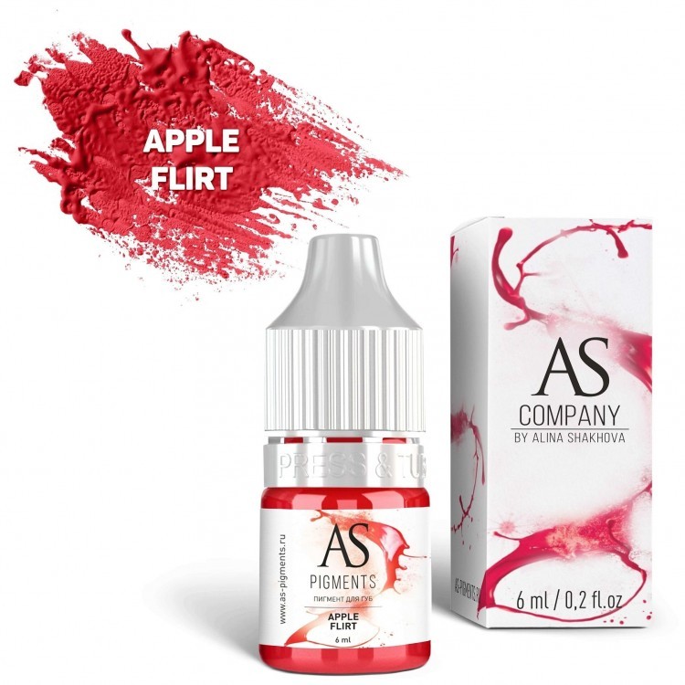 AS Company Apple flirt (Яблочный флирт) пигмент для губ