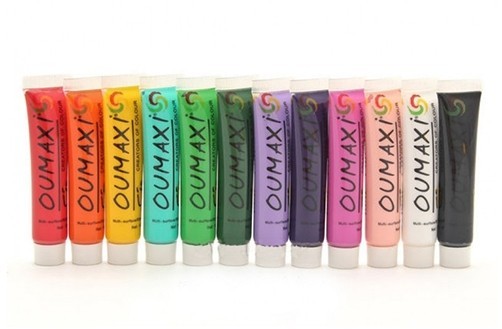 Набор акриловых красок OUMAXI 12 цветов для росписи ногтей
